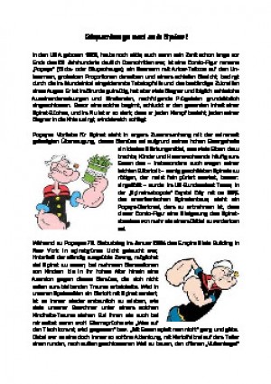 Glupschauge und sein Spinat
