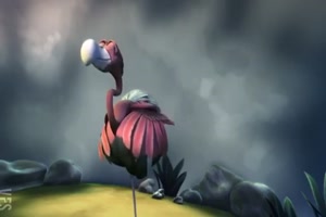 verliebter Flamingo