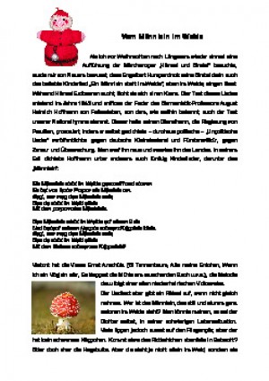 Vom Mnnlein im Walde