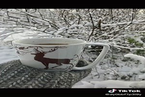Een winters bakkie - Eine Wintertasse
