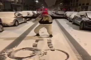 Besonderes Schneebild