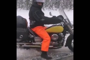 Chopperfahrer sind die Harten