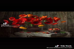 Flowers in a vase - Blumen in einer Vase