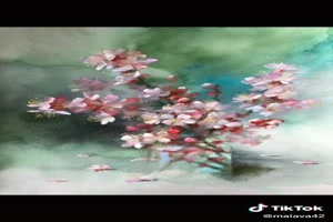 Great pastel. In the world of flowers - Tolles Pastell