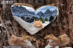 Dancing Squirrels - Tanzende Eichhrnchen