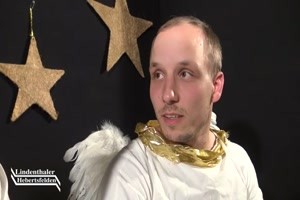 er wurde vom Glck bermannt