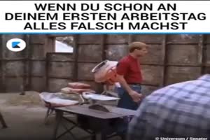 Erster Arbeitstag