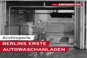 Erste Autowaschanlage