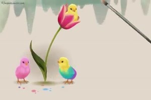 farbenfrohe Ostern
