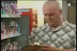 Er kauft ein
