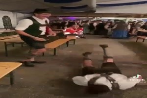 Spass auf dem Oktoberfest
