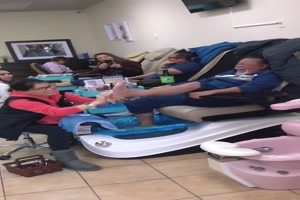 Spa bei der Fupflege