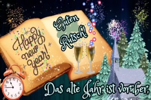 JAHRESWECHSEL - GUTEN RUTSCH