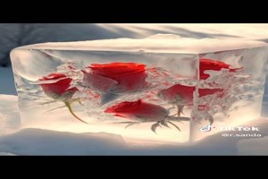 Frozen roses - Gefrorene Rosen