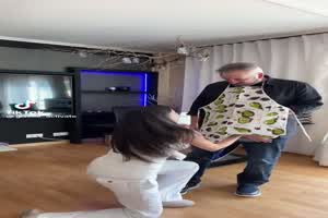 Der Schlag der Pfanne