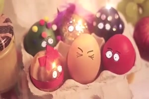 Frhliche Ostereiersuche