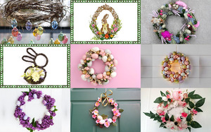 klicke hier, um die Datei herunterzuladen Easter Wreath 1 - Osterkranz 1