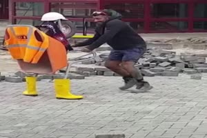 Spa auf der Baustelle