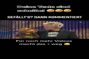 SASCHA GRAMMEL - Deine Texte sind Scheie