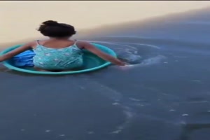 Mal schnell in der Waschsch�ssel �bers Wasser