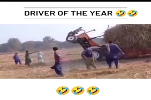 Zu viel fr den Traktor