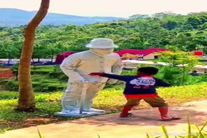 Da erschrecken sich die Kinder