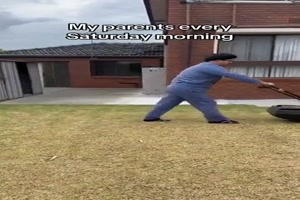 Meine Eltern Samstag-Morgen
