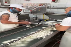 Mozzarella-Herstellung