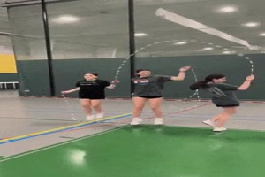 Perfektes Seilspringen