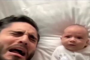 Baby ist verwirrt