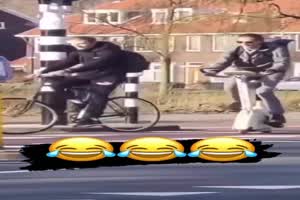 Mit dem Trimm-dich-Rad unterwegs