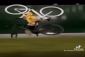 lustiger Radfahrer
