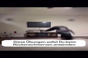 bungen bei Rckenschmerzen