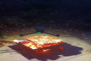 Drohnen-Einsatz beim Grillen