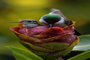 Nest in Blte
