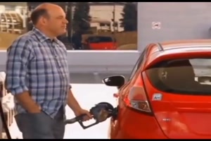 Profi beim Tanken