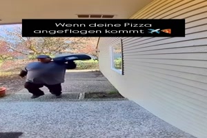 Kommt die Pizza geflogen