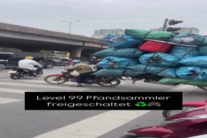 Der Typ war flei�ig beim Sammeln