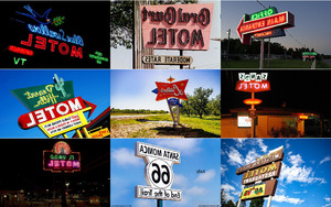 Route66 Neon-Schilder