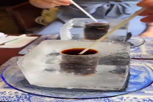Echter Eiskaffee