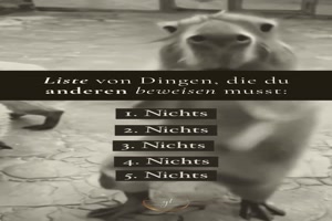 Was du anderen beweisen musst
