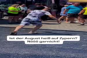Bisschen hei� in Zypern