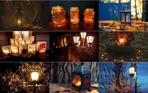 Beleuchtung im Herbst