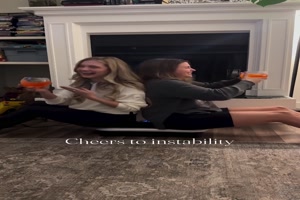 Trinken auf der R�ttelplatte