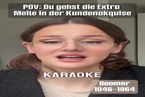 Karaoke ist nicht so ihr Ding